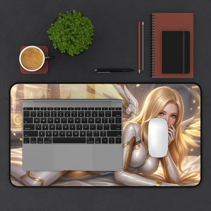 Overwatch Mouse Pad, Mercy Desk Mat, Gamer Gift XXL