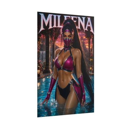 Mileena Mortal Kombat Poster PC Gaming Wall Decor Bedroom Art Collector Gift
