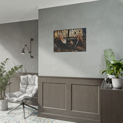 Malory Archer Archer Poster Cartoon Wall Art Room Decor Collectible Print