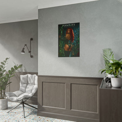 Poison Ivy Poster, DC Comics Wall Art, Fantasy Print, Gamer Decor