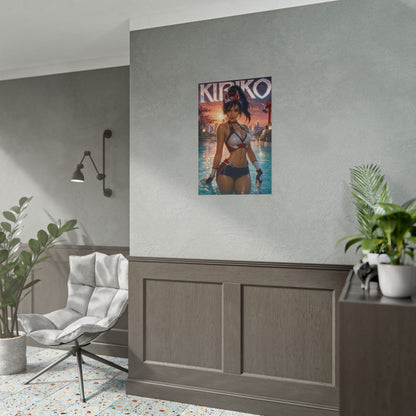 Kiriko Character Poster Overwatch Gamer Gift Gaming Setup Wall Decor Print