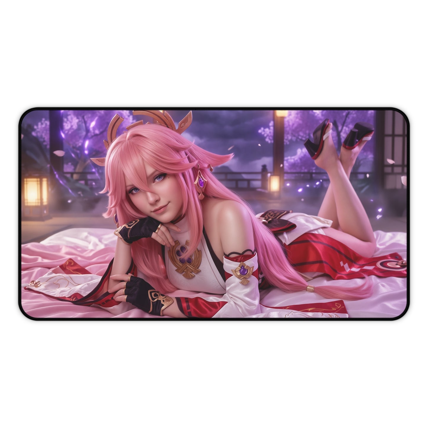 Genshin Impact Mouse Pad, Yae Miko Desk Mat, XXL Pad