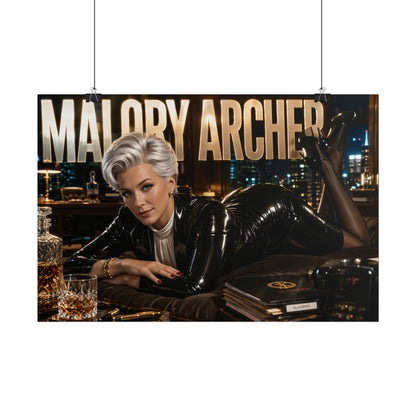 Room Decor Malory Archer Archer Poster Cartoon Wall Art Collectible Print