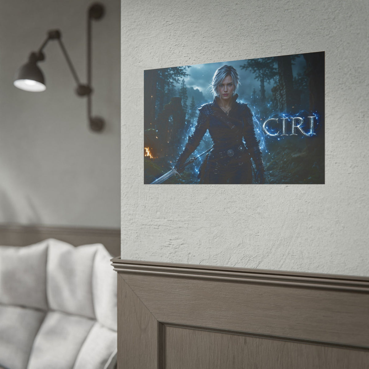 Fantasy Wall Art Ciri The Witcher Poster Room Decor Collector Gift Art Print