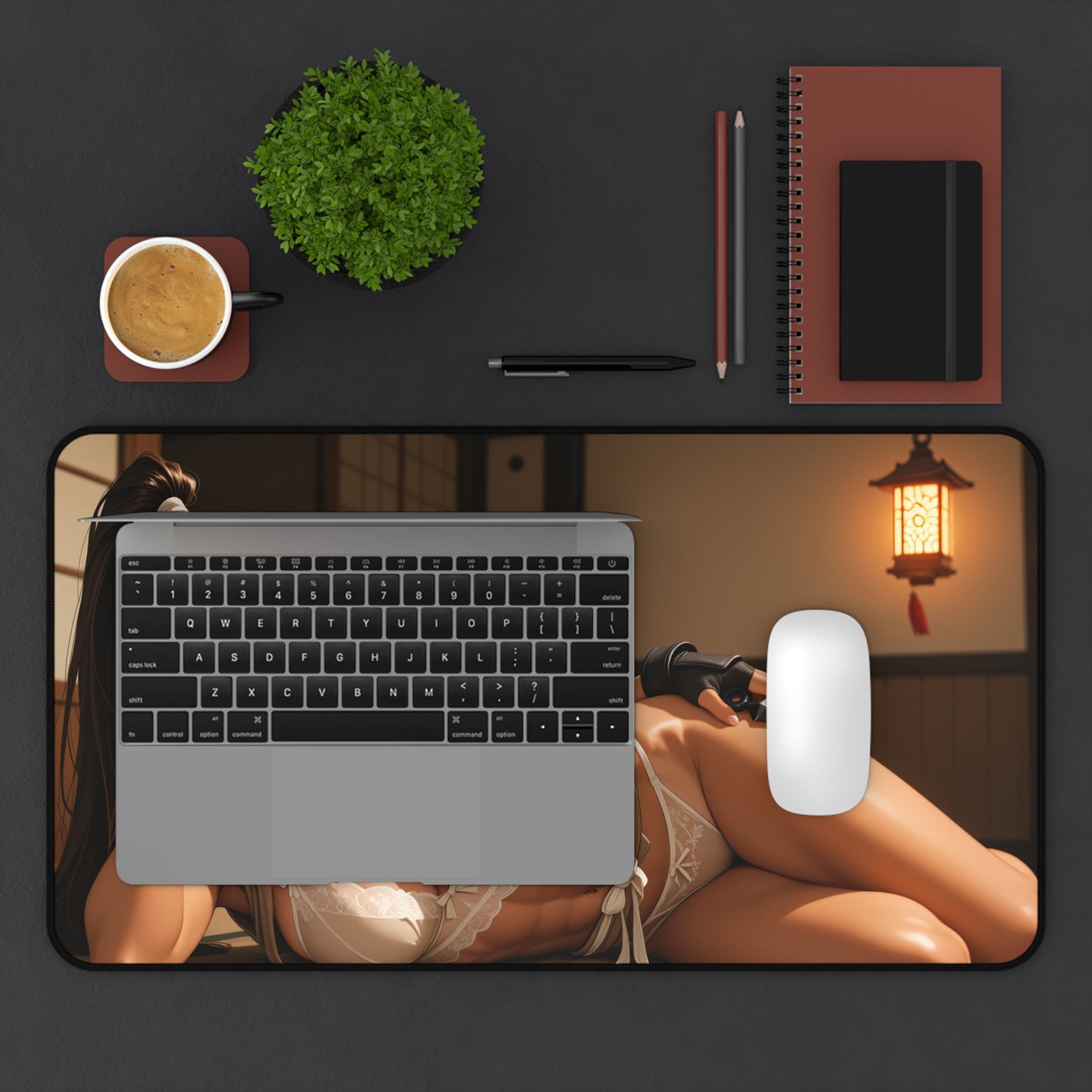 Ibuki Schreibtischunterlage, Street Fighter Ninja Girl Mauspad, Anime Gaming Schreibtisch-Setup