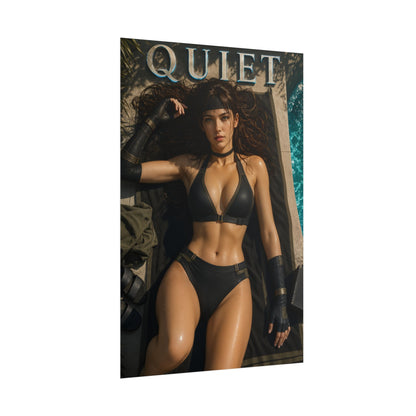 Gaming Wall Art Quiet Metal Gear Poster Bedroom Game Room Decor Art Print