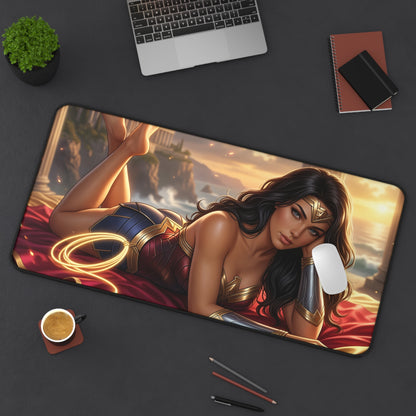DC Comics Mouse Pad, Wonder Woman Desk Mat, Gamer Gift