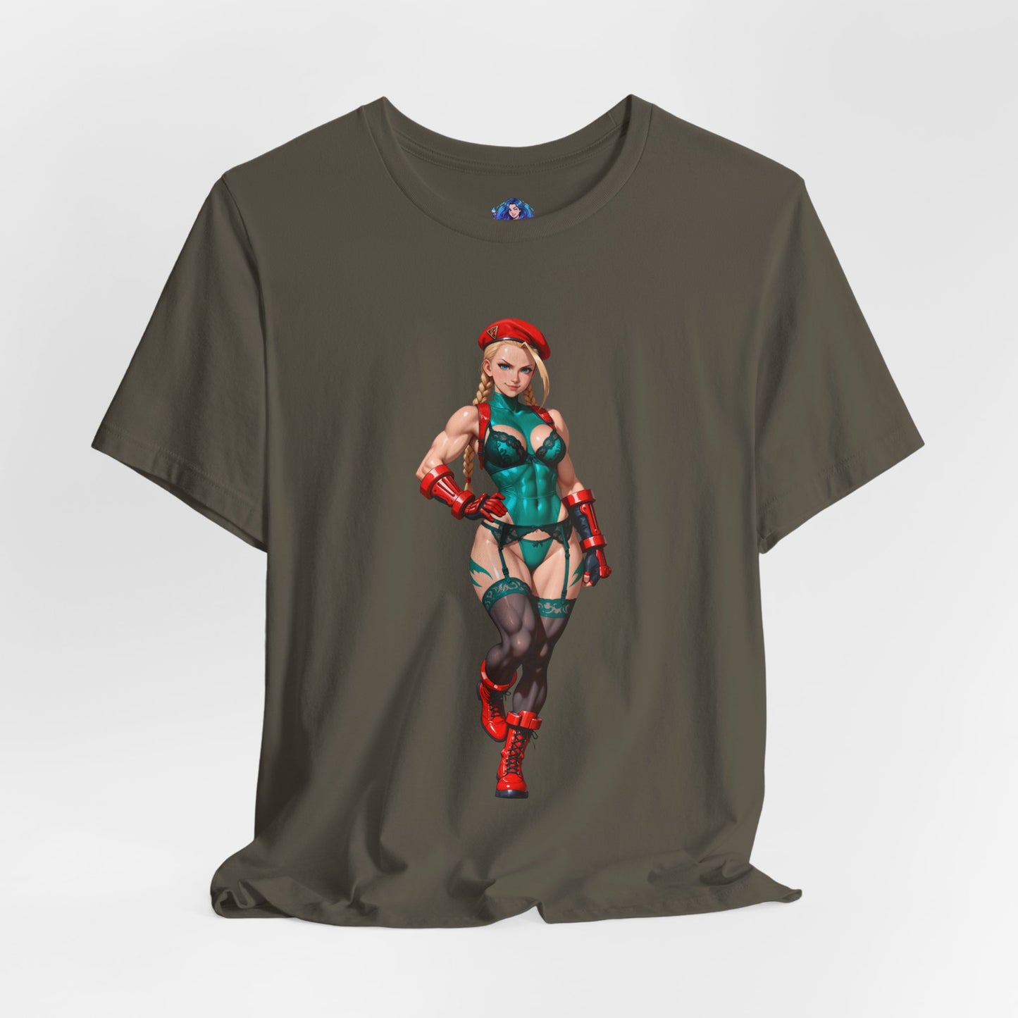 Cammy White T-Shirt | Street Fighter Grafik-T-Shirt für Gamer &amp; Anime-Fans | Waifu-Shirt