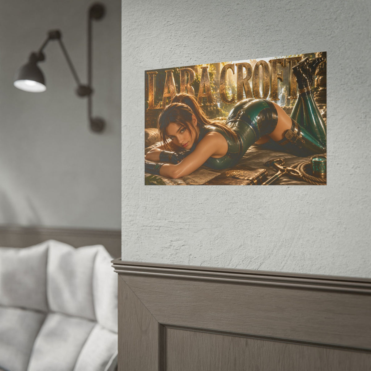 Lara Croft Tomb Raider Poster Gaming Wall Art Gamer Room Decor Collectible Print