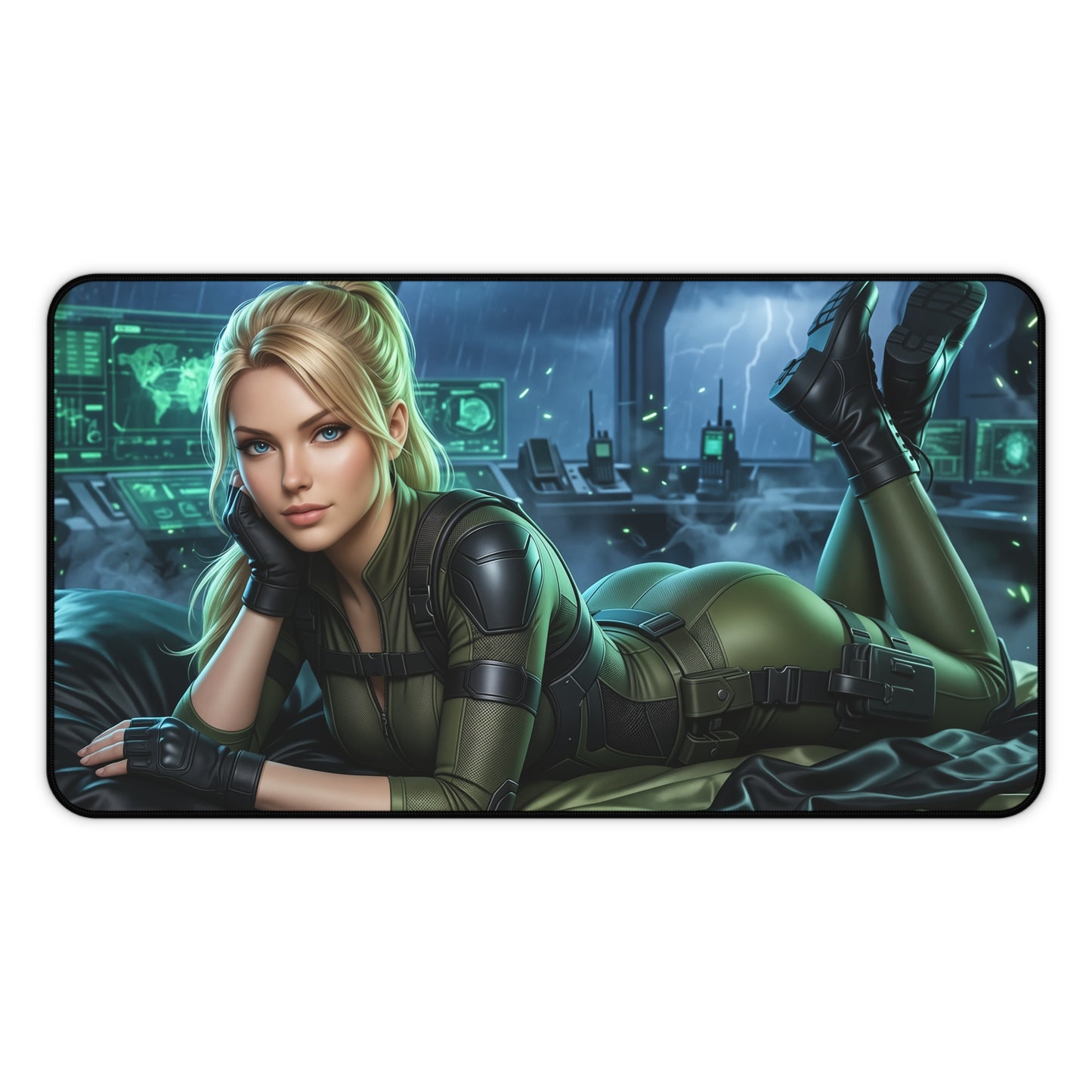 Mortal Kombat Mouse Pad, Sonya Desk Mat, Gamer Gift XXL