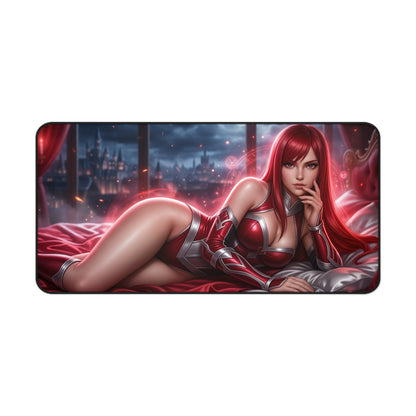 Fairy Tail Mouse Pad, Erza Scarlet Desk Mat, Gamer Gift