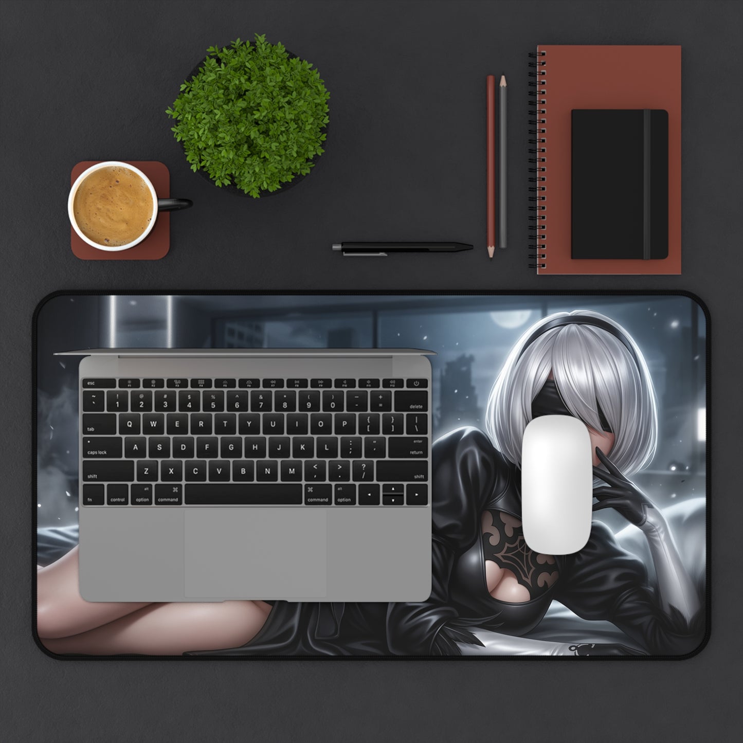 NieR Automata Mouse Pad, 2B Desk Mat, Gamer Gift XXL