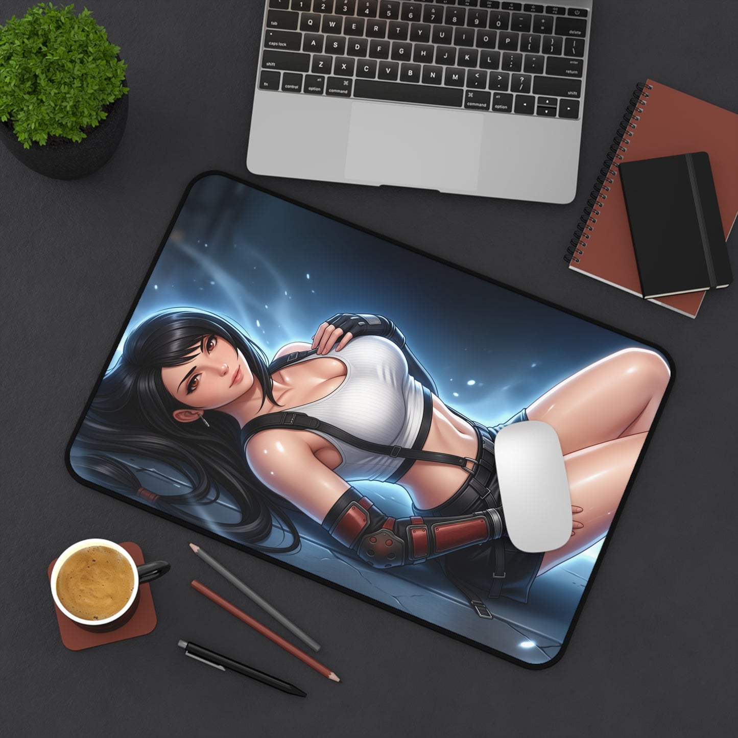 Final Fantasy Mouse Pad, Tifa Desk Mat, Anime Mouse Pad
