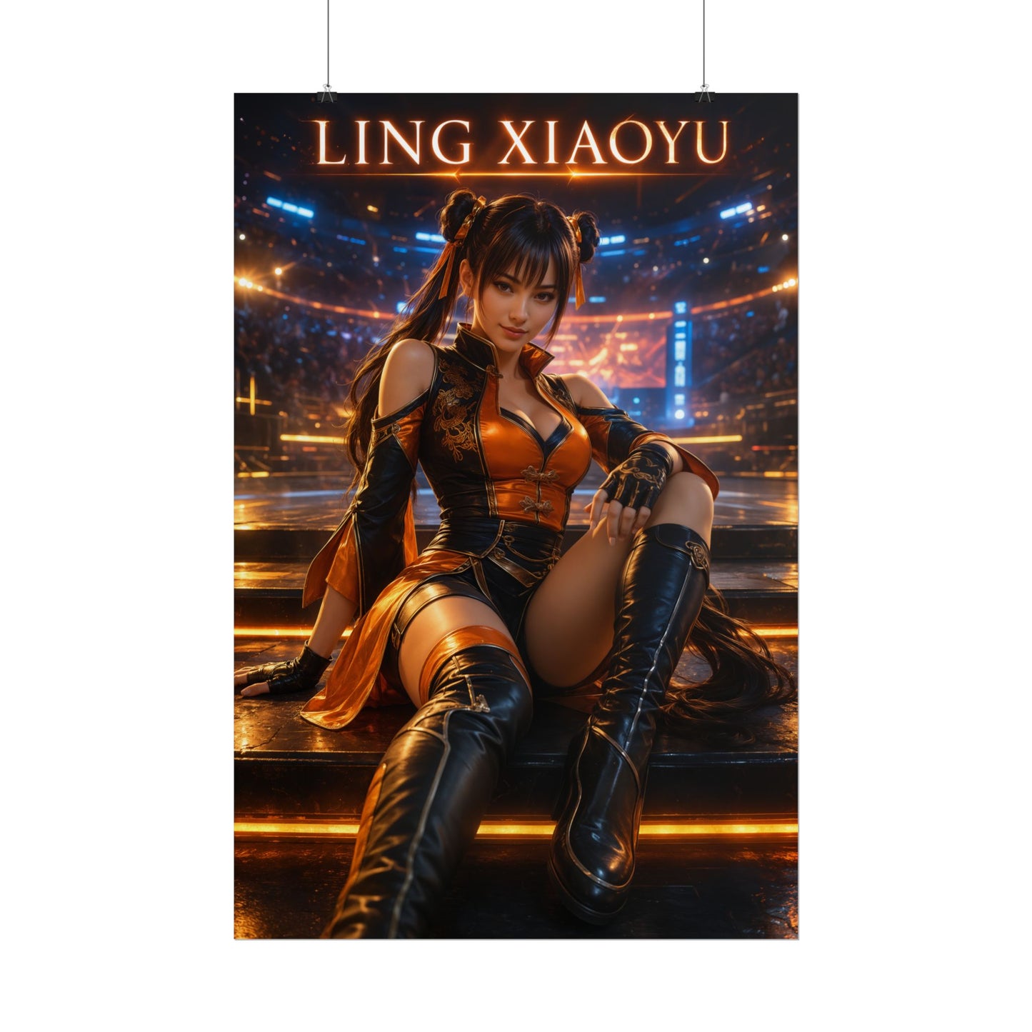 Ling Xiaoyu Tekken Poster Fighting Game Wall Art Print Decor