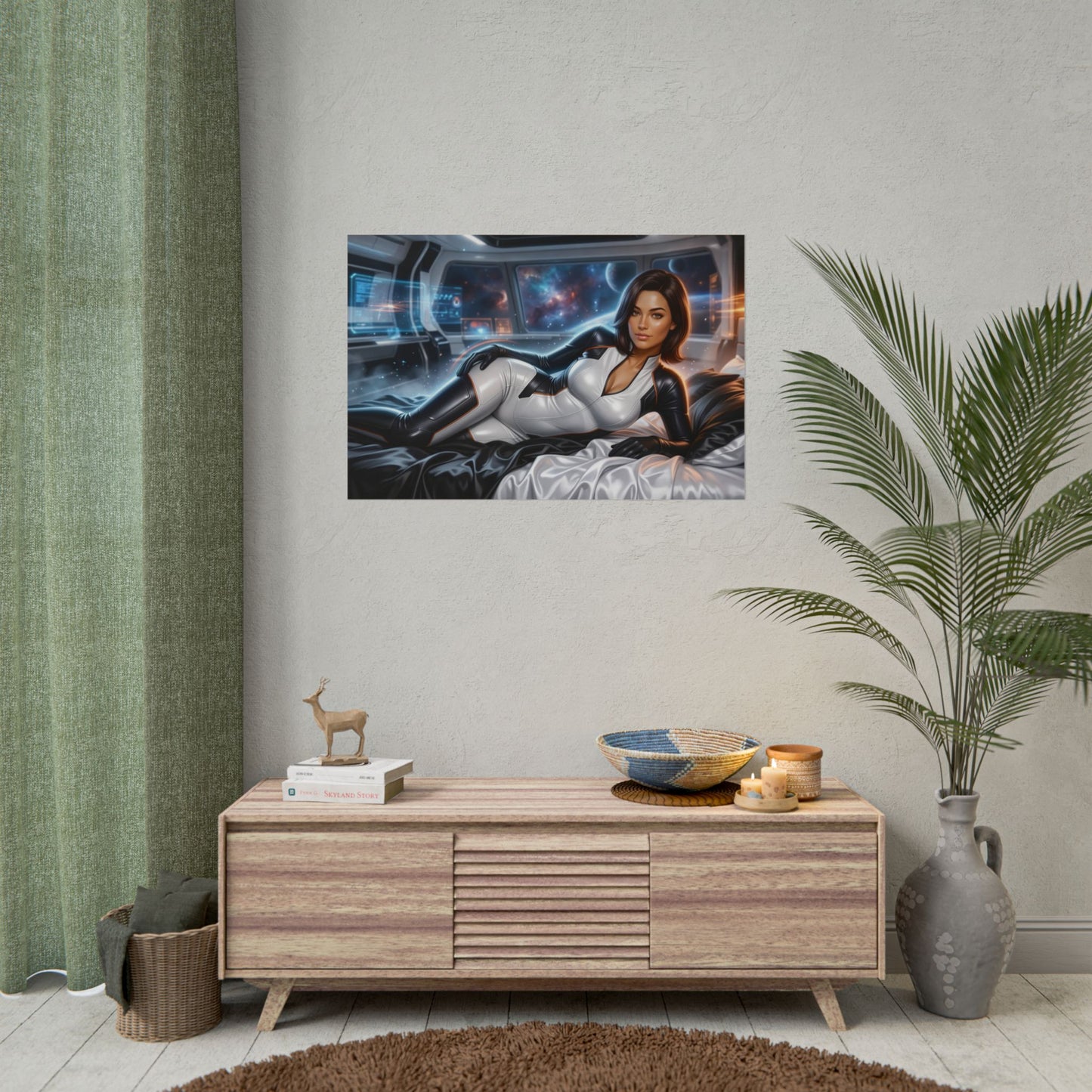 Miranda Lawson Poster, Sci Fi Wall Art, Gaming Print, Room Decor