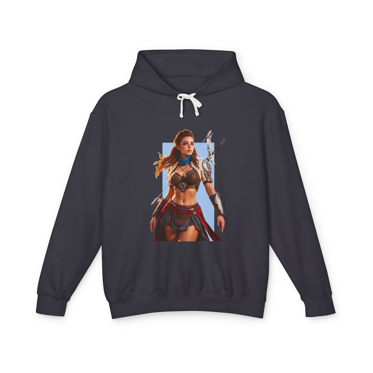 Aloy Hoodie | Fantasy-Jägerin-Hoodie | Anime-Kriegerinnen-Pullover