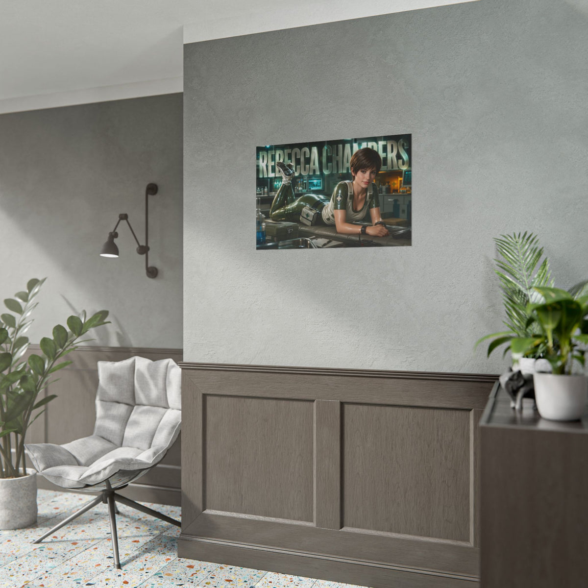 Rebecca Chambers Resident Evil Poster Gaming Wall Art Gamer Room Decor Art Print