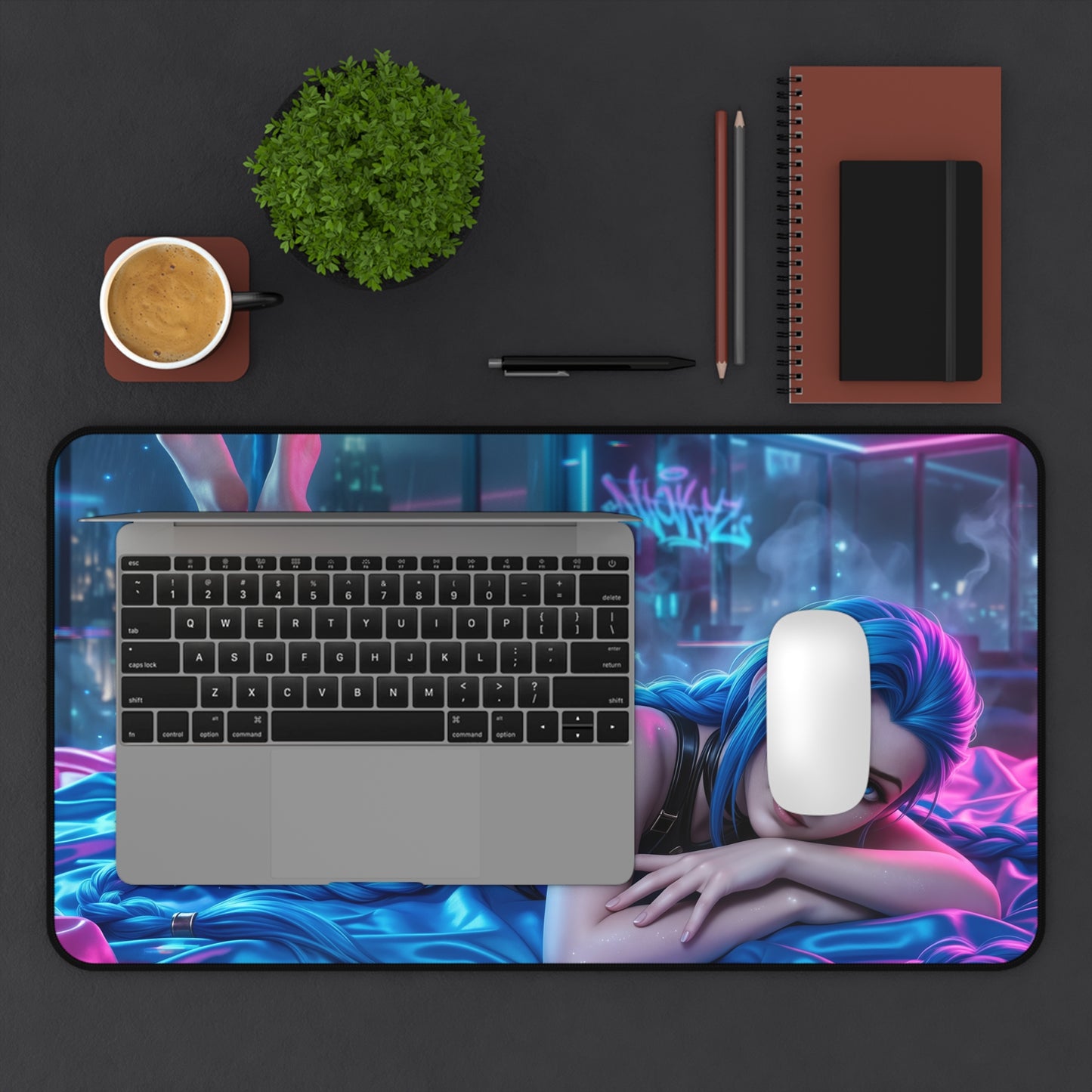 Arcane Mouse Pad, Jinx Desk Mat, Anime Mouse Pad XXL