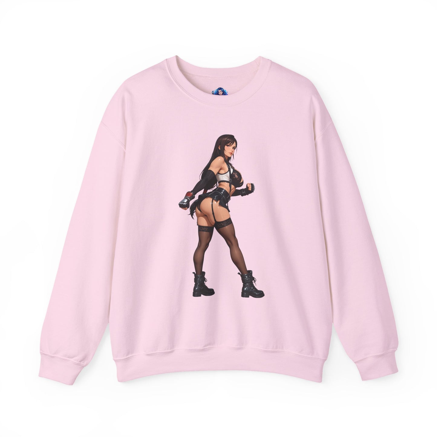 Толстовка Tifa Lockhart, FFVII Crewneck, затишний ігровий одяг для фанатів