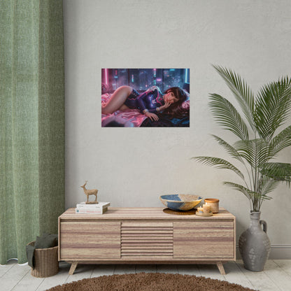 D.VA Overwatch Poster, Gaming Wall Art, Anime Print, Gamer Decor
