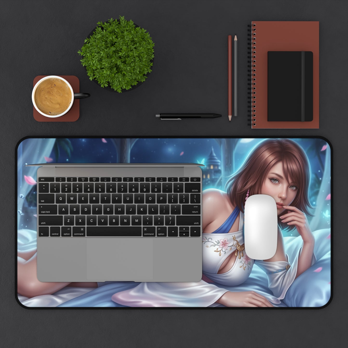 Final Fantasy Mouse Pad, Yuna Desk Mat, Gamer Gift XXL