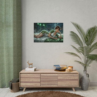 Rebecca Chambers Poster, Resident Evil Wall Art, Gaming Print Decor
