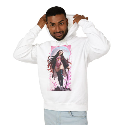 Nezuko Kamado Hoodie | Anime Demon Hoodie | Demon Slayer Warrior Pullover