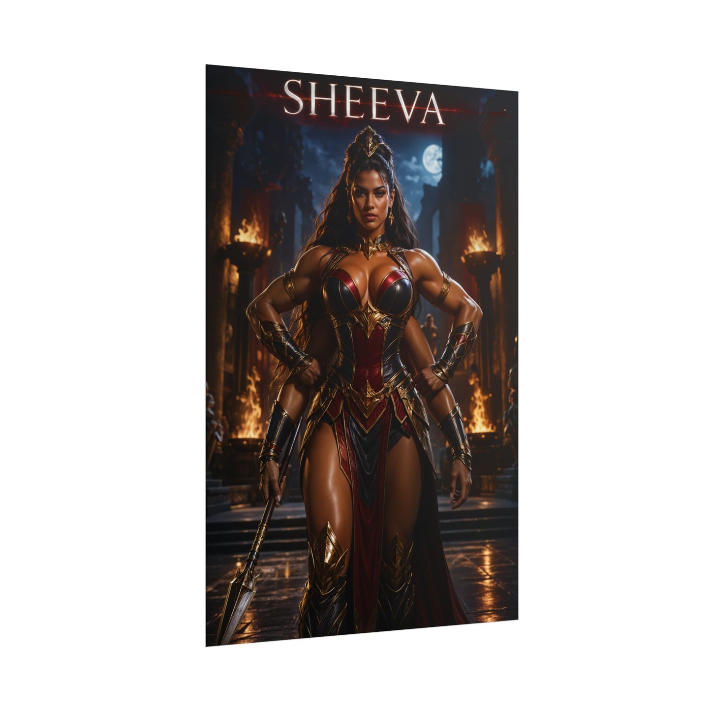 Sheeva MK Poster Mortal Kombat Gaming Wall Art Print Decor
