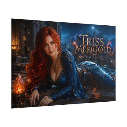 Triss Merigold The Witcher Wall Art Poster Fantasy Bedroom Decor Character Print