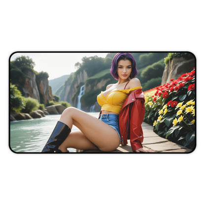 Faye Valentine Schreibtischunterlage, Cowboy Bebop Mauspad, Anime-Mädchen Schreibtischdeko