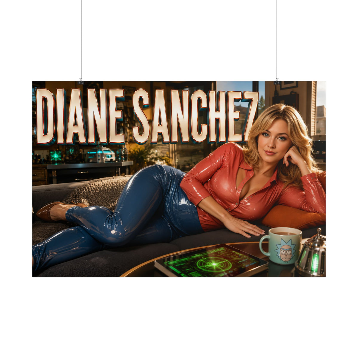 Diane Sanchez Rick and Morty Wall Art Poster Character Decor Collector Gift