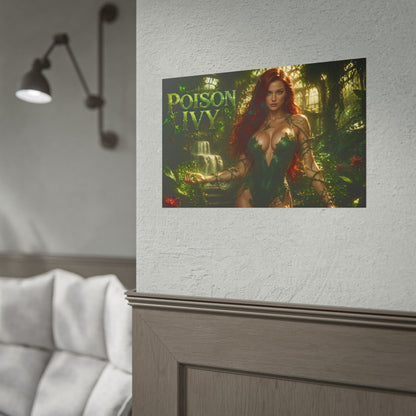 Poison Ivy Comic Poster Character Wall Art Collector Room Decor Art Print