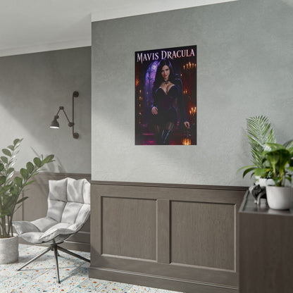 Mavis Dracula Poster, Hotel Transylvania Wall Art, Gothic Print Decor