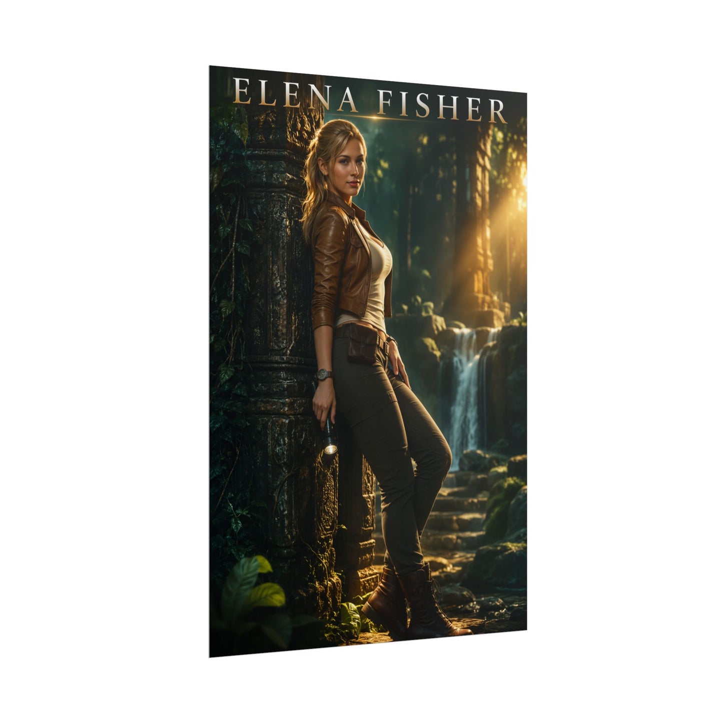 Elena Fisher Uncharted Wall Art Poster Adventure Game Print