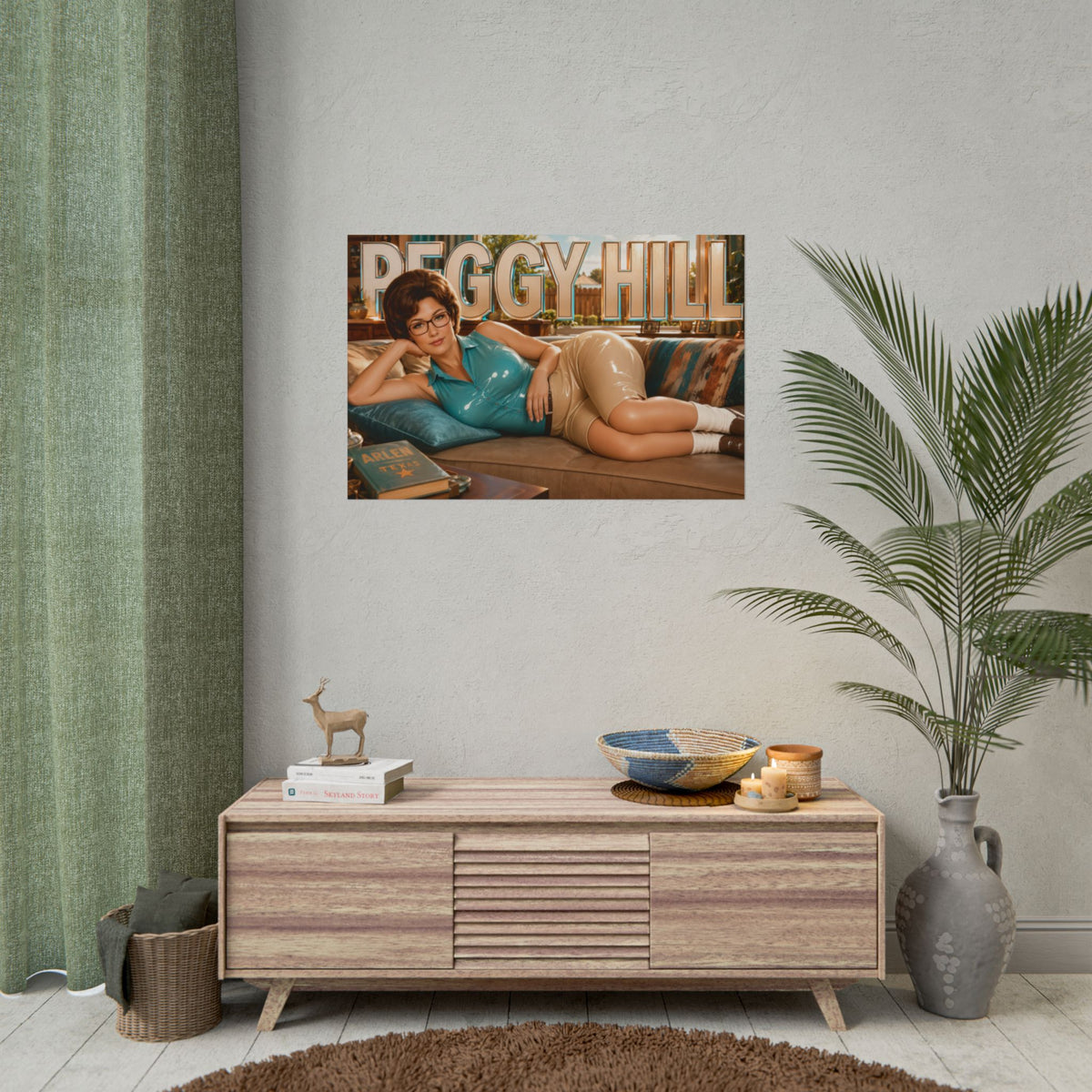Room Decor Peggy Hill King of the Hill Poster Cartoon Wall Art Collectible Print