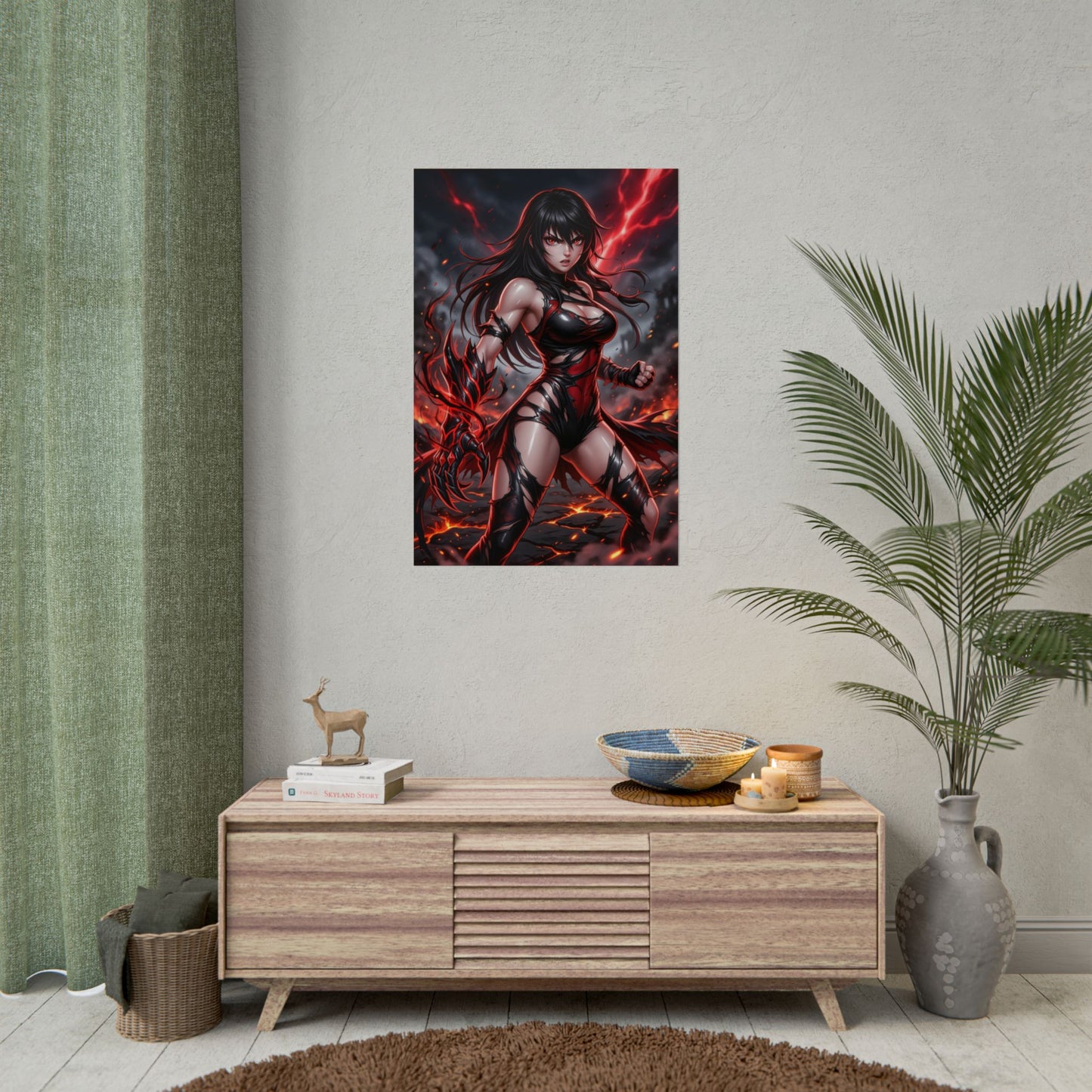 Velvet Crowe Tales of Berseria Poster Anime RPG Wall Art Dark Fantasy Woman Print Gamer Room Decor Gift