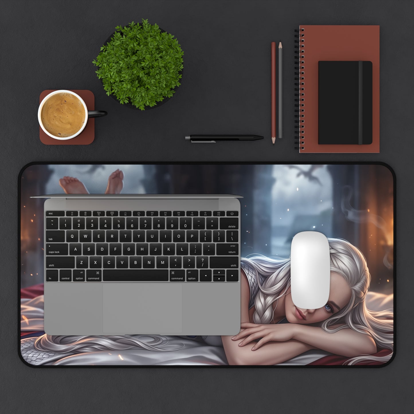 Game of Thrones Mouse Pad, Daenerys Desk Mat, XXL Pad