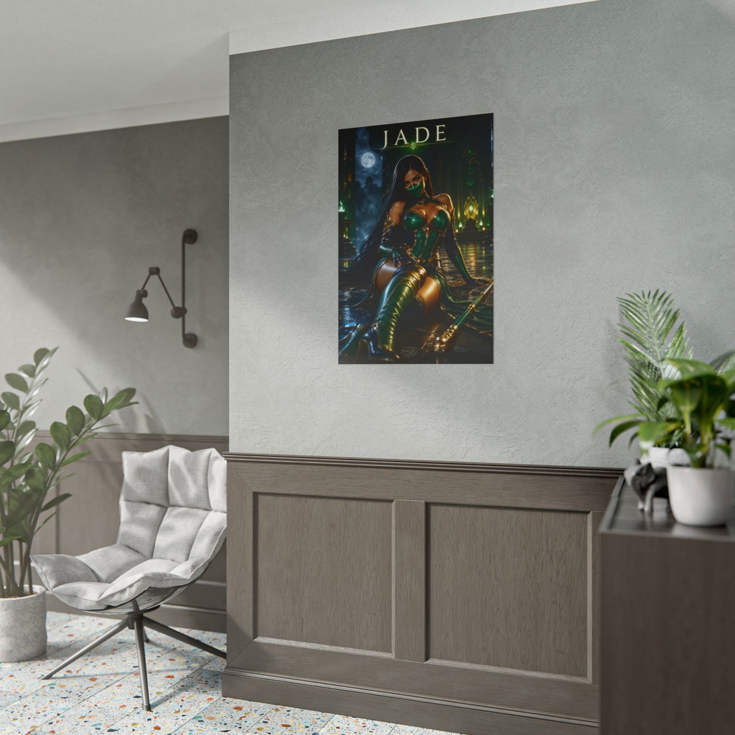 Mortal Kombat Jade Poster Fighting Game Wall Art Print Decor
