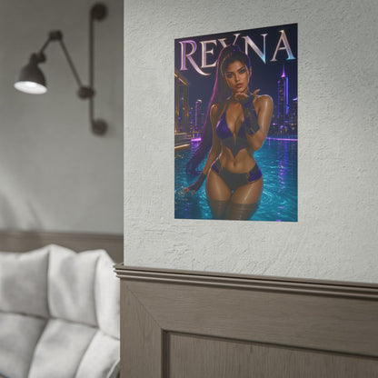 Gaming Wall Art Reyna Valorant Poster Bedroom Game Room Decor Art Print
