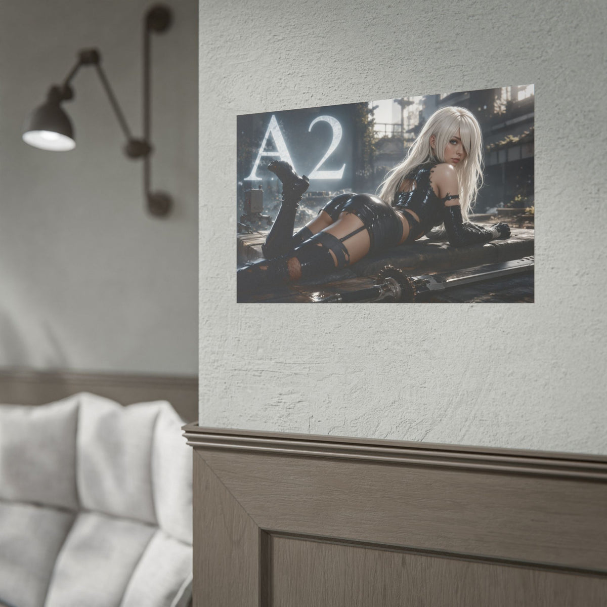 Gaming Wall Art A2 NieR Poster Game Room Decor Gamer Gift Print Wall Decor