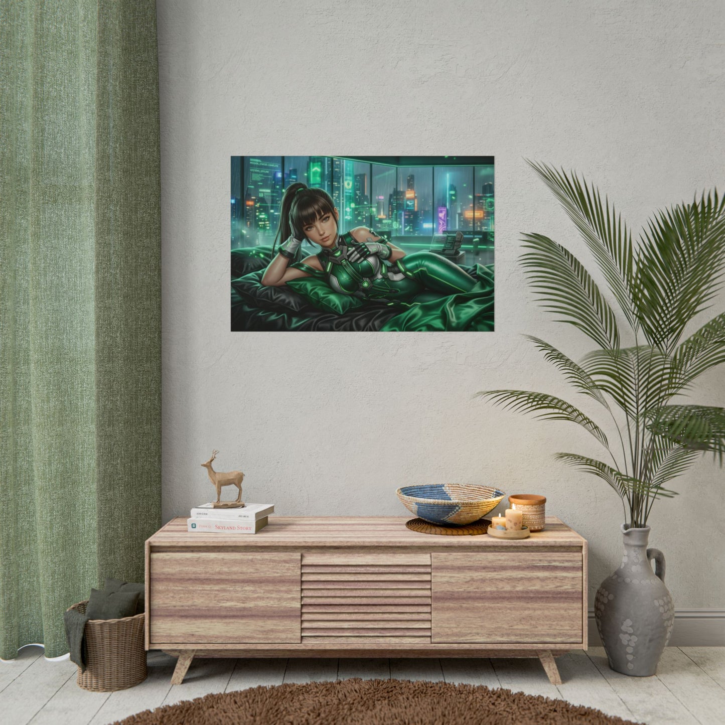 Eve Stellar Blade Poster, Sci Fi Anime Print, Gamer Room Decor