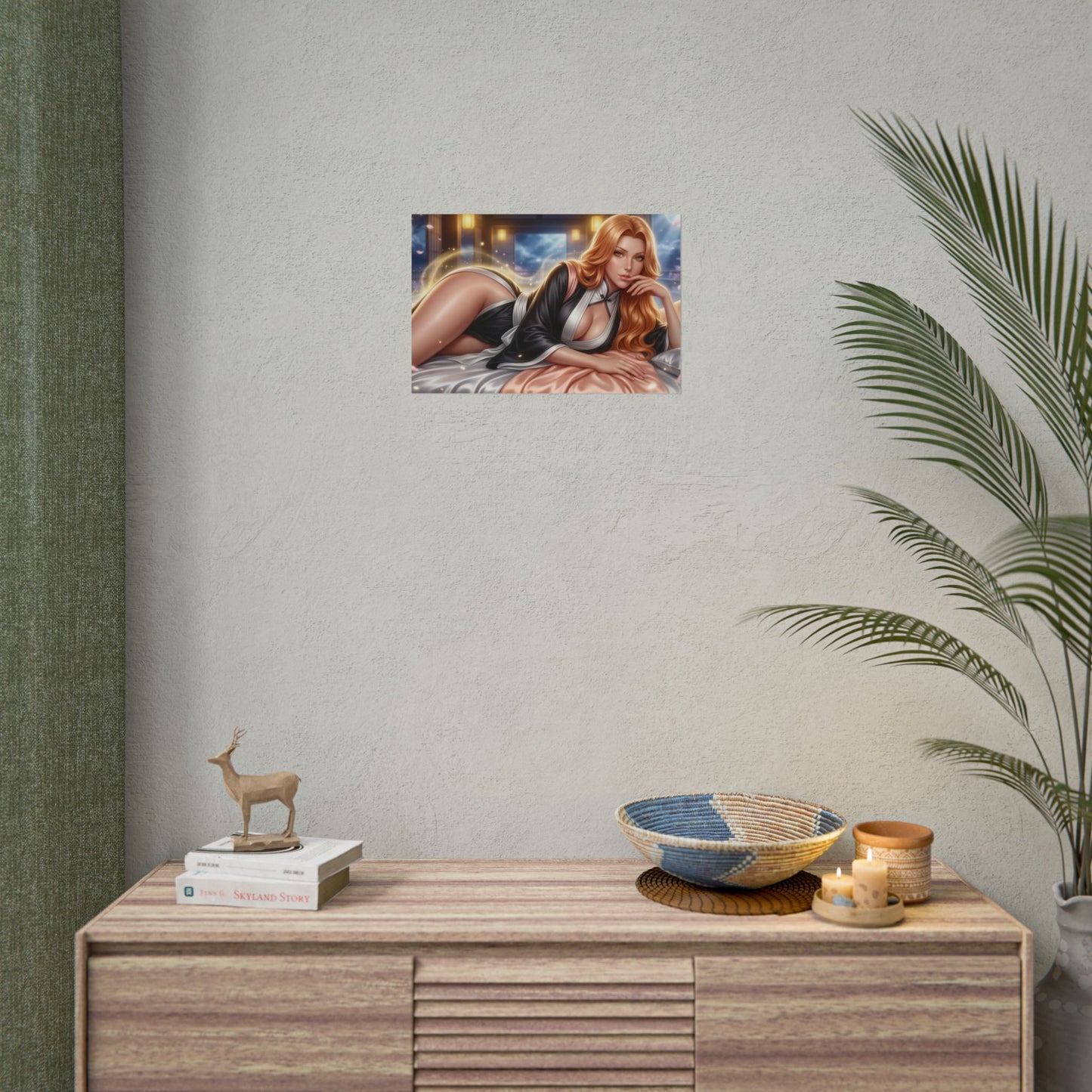 Rangiku Matsumoto Poster, Bleach Wall Art, Anime Print Decor