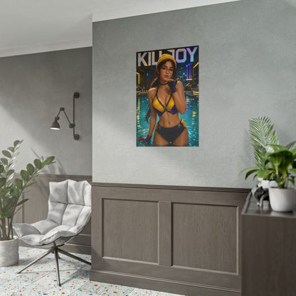 Killjoy Character Poster Valorant Gamer Gift Gaming Setup Wall Decor Print