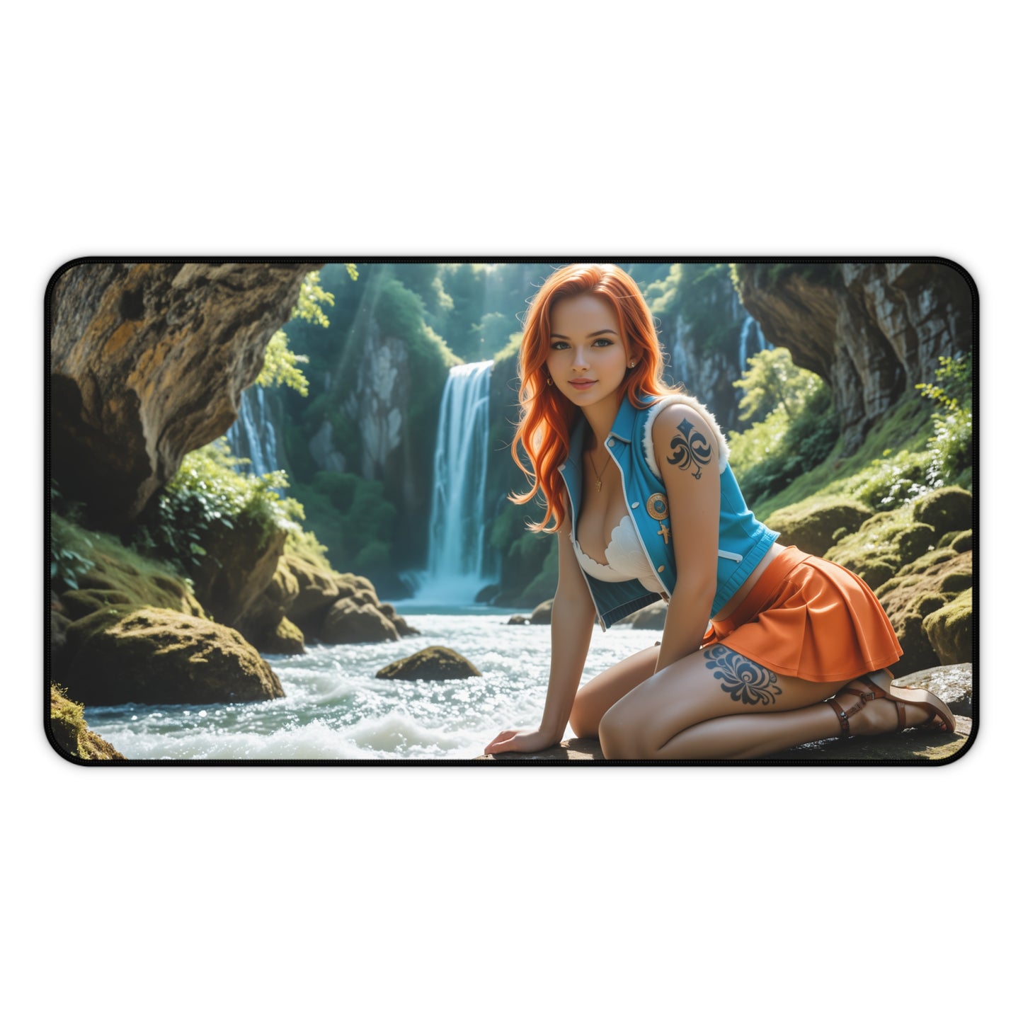 Килимок для столу Nami, килимок для миші з аніме-ігор, великий килимок для столу One Piece Heroin