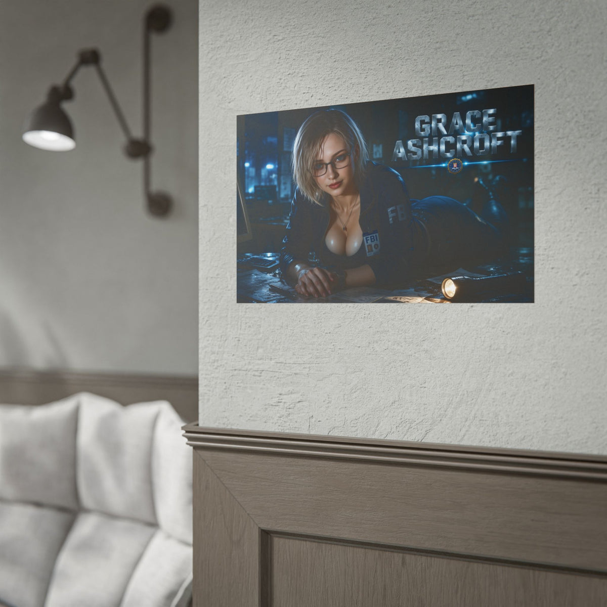 Gaming Wall Art Grace Ashcroft Poster Game Room Decor Gamer Gift Art Print