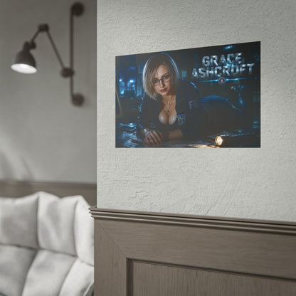 Gaming Wall Art Grace Ashcroft Poster Game Room Decor Gamer Gift Art Print