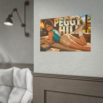Peggy Hill King of the Hill Poster Cartoon Wall Art Room Decor Collectible Print