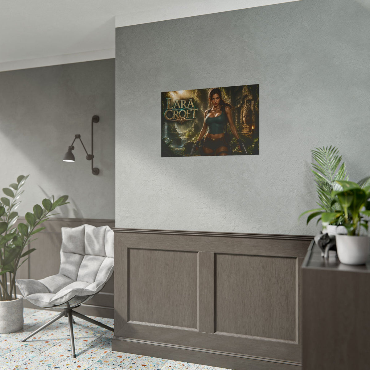 Lara Croft Tomb Raider Wall Art Poster PC Gaming Decor Bedroom Collector Print