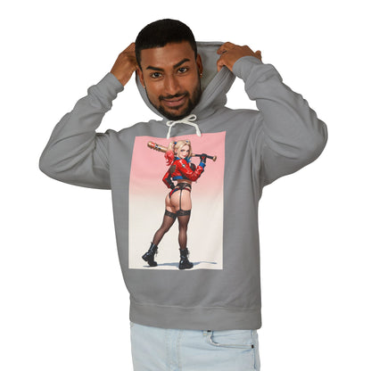Harley Quinn Hoodie | Gothic Gotham Hoodie für DC-Fans | Waifu Villain Pullover
