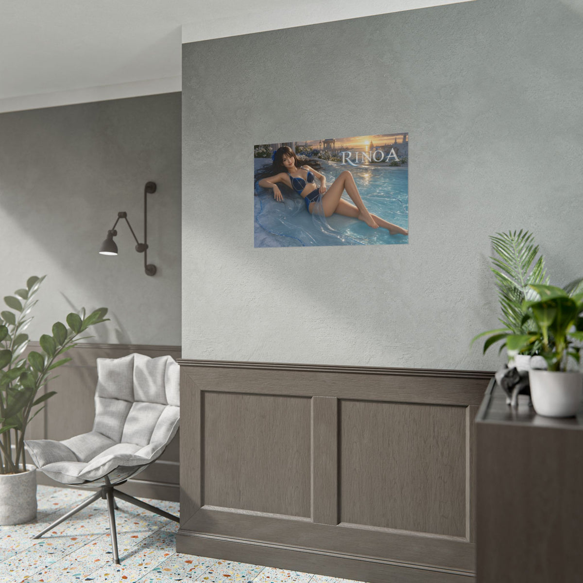 Fantasy Wall Art Rinoa Heartilly Poster Room Decor Collector Gift Art Print